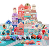 Houten blokken set (115 st.)